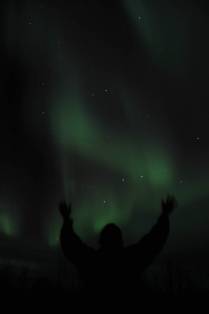 Rendendo homenagens ao nosso mais belo show cósmico, a Aurora Boreal na noite sem lua em Tok, no Alaska